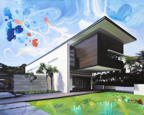 Lee, Noori, House 7, Acryl und Öl auf Leinwand, 94 x 121 cm