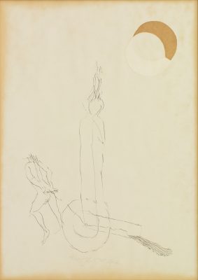 Felix Droese - Untitled [revised exhibition poster "Mangelmutanten überleben Kapitalismus", CR small No. 29]