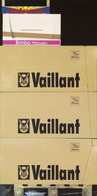 Stößel, Stefan, Vaillant, Acryl auf Leinwand, 2005, 200 x 100 cm